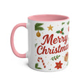 Merry Christmas Two-Tone Coffee Mug - 11oz Festive Holiday Gift by DesignAura