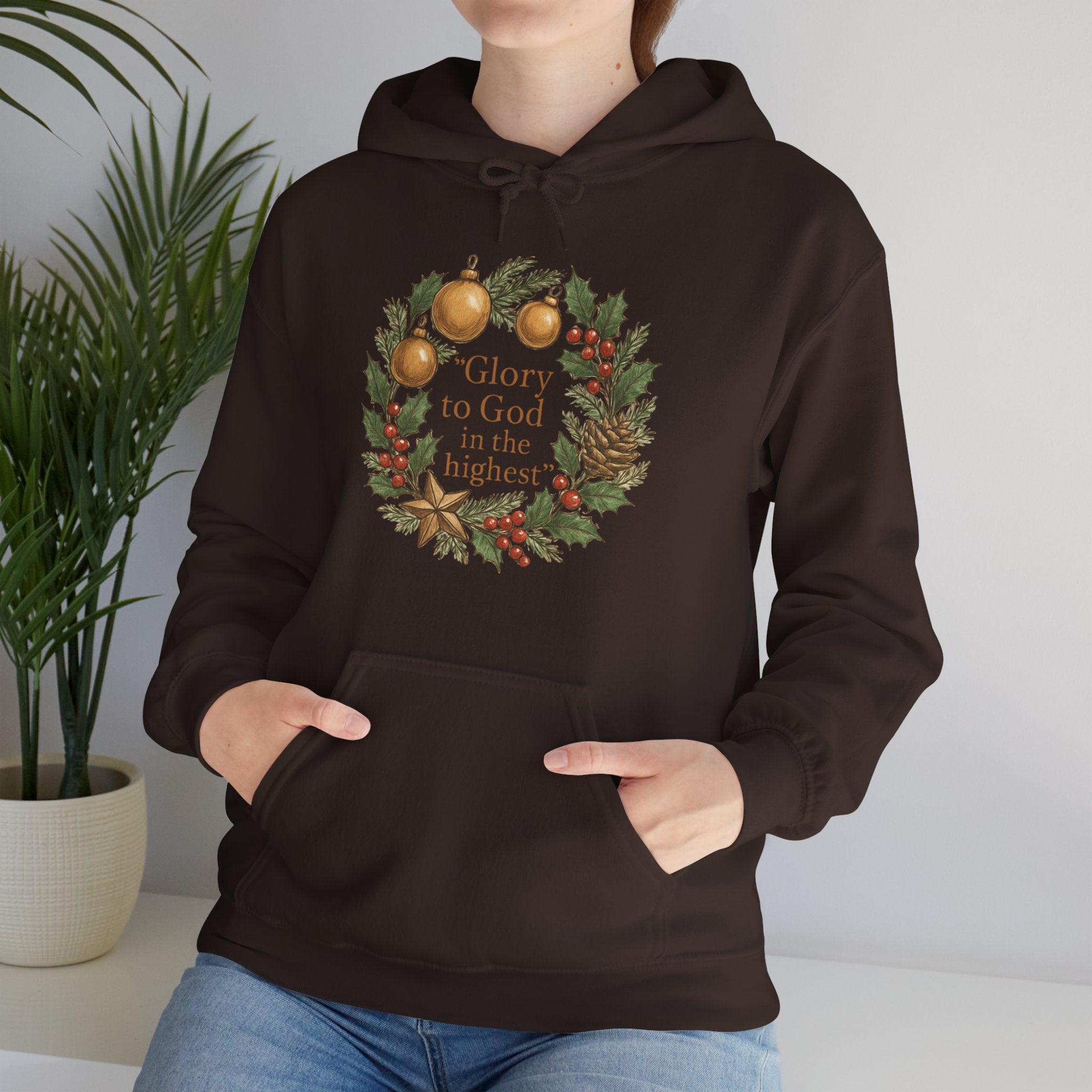 ✨ Ladies’ Christmas Hoodie by DesignAura – Faith, Warmth & Festive Joy ✨