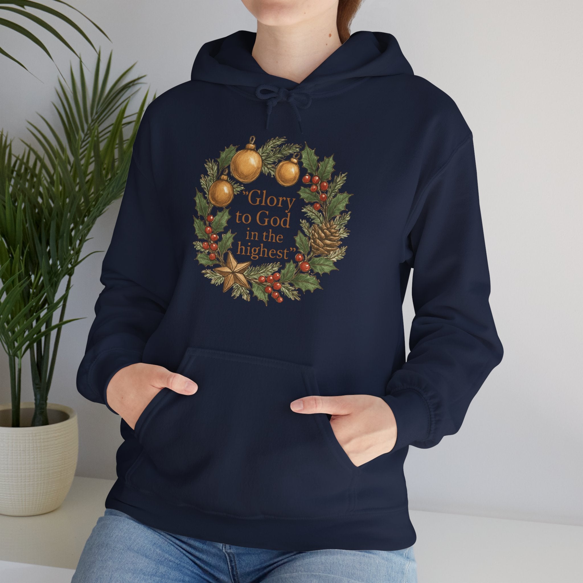 ✨ Ladies’ Christmas Hoodie by DesignAura – Faith, Warmth & Festive Joy ✨
