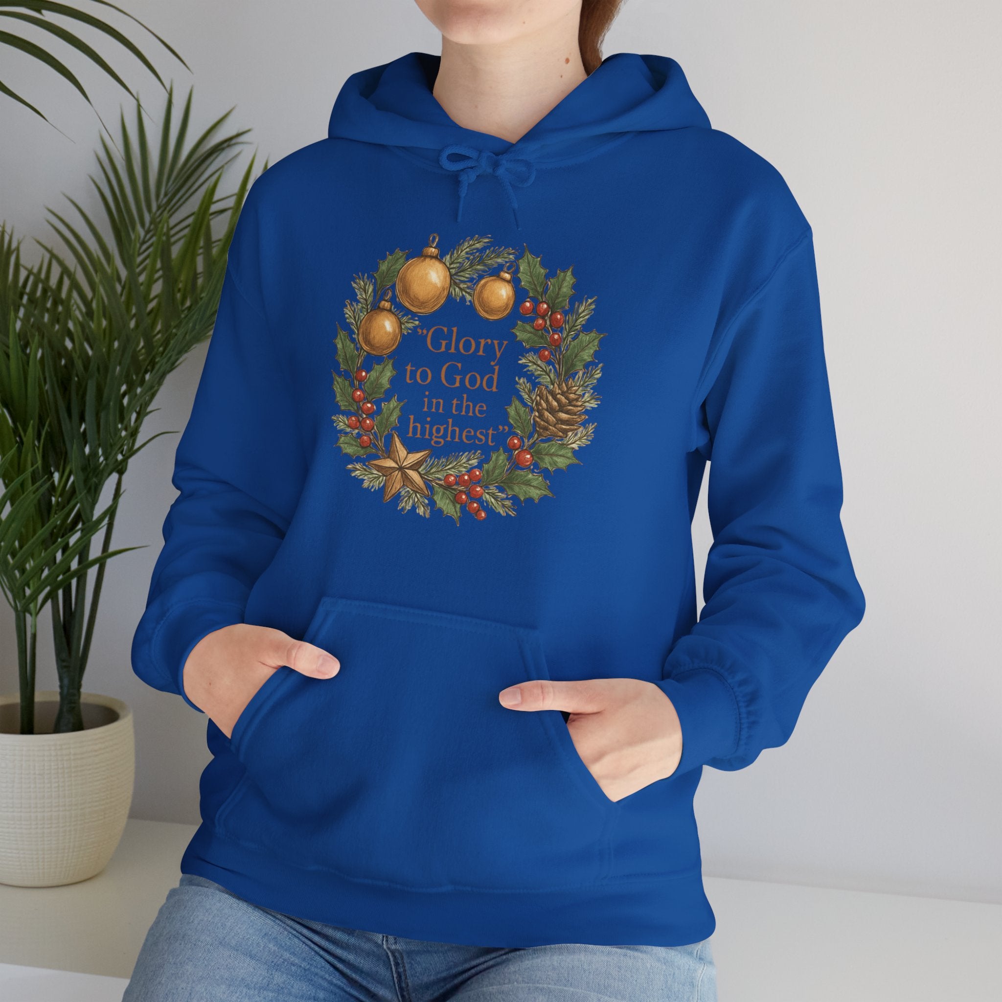 ✨ Ladies’ Christmas Hoodie by DesignAura – Faith, Warmth & Festive Joy ✨