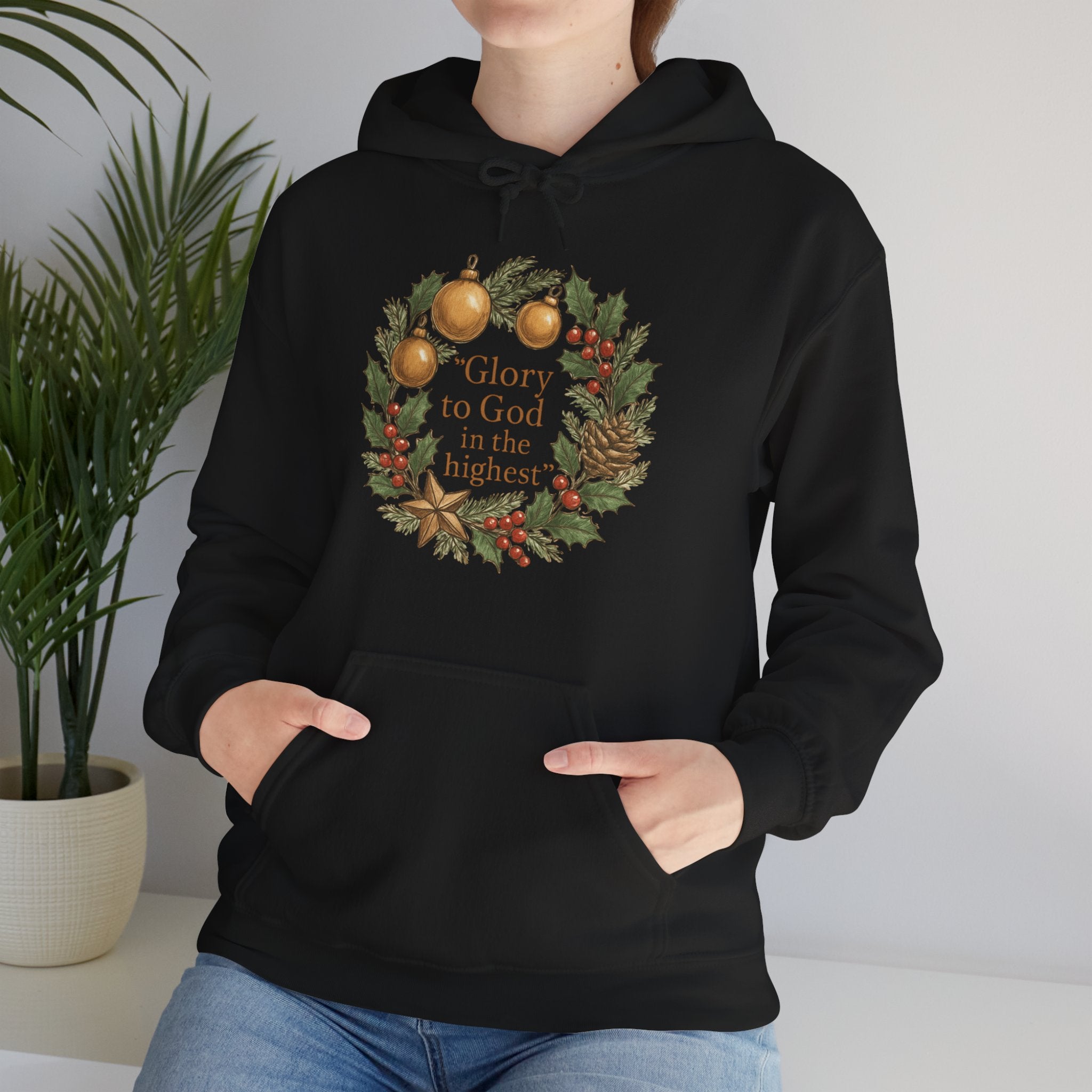 ✨ Ladies’ Christmas Hoodie by DesignAura – Faith, Warmth & Festive Joy ✨