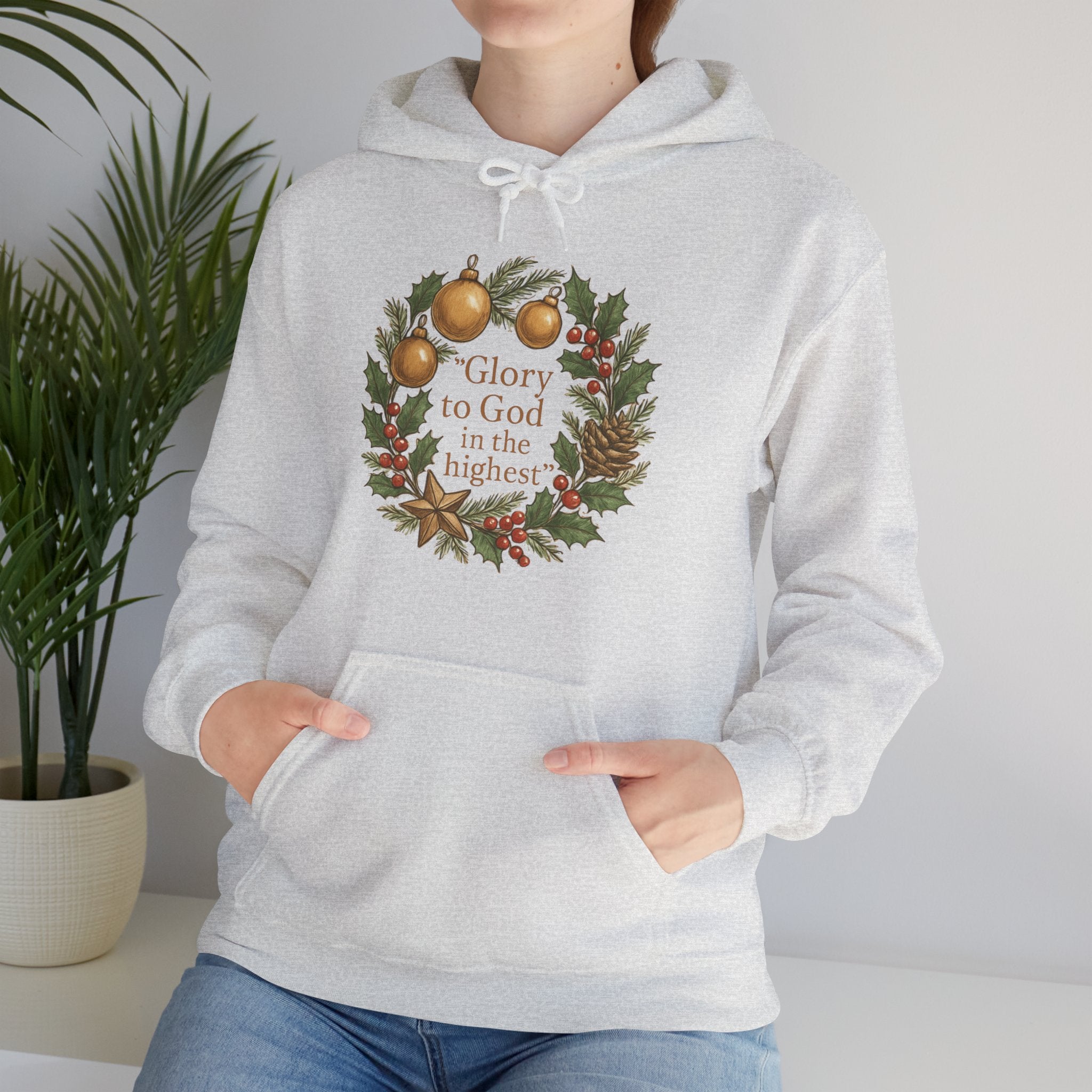 ✨ Ladies’ Christmas Hoodie by DesignAura – Faith, Warmth & Festive Joy ✨