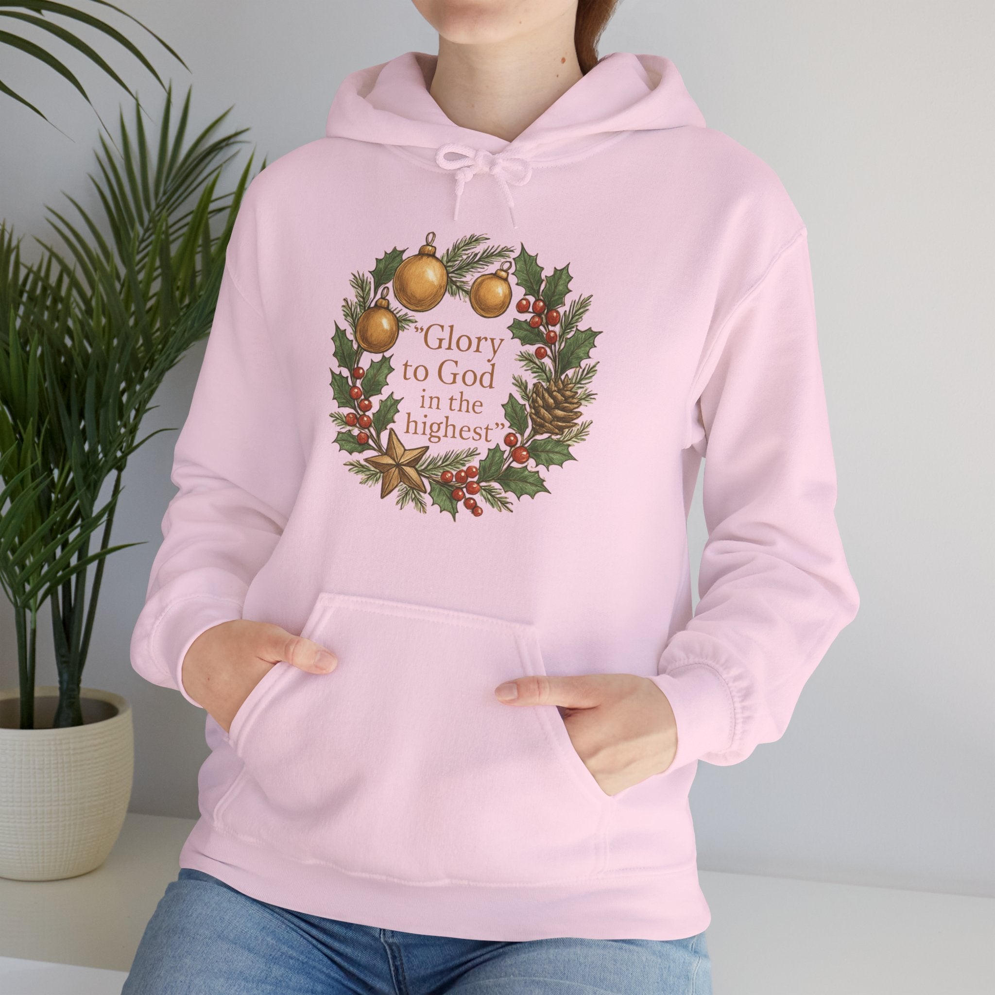 ✨ Ladies’ Christmas Hoodie by DesignAura – Faith, Warmth & Festive Joy ✨