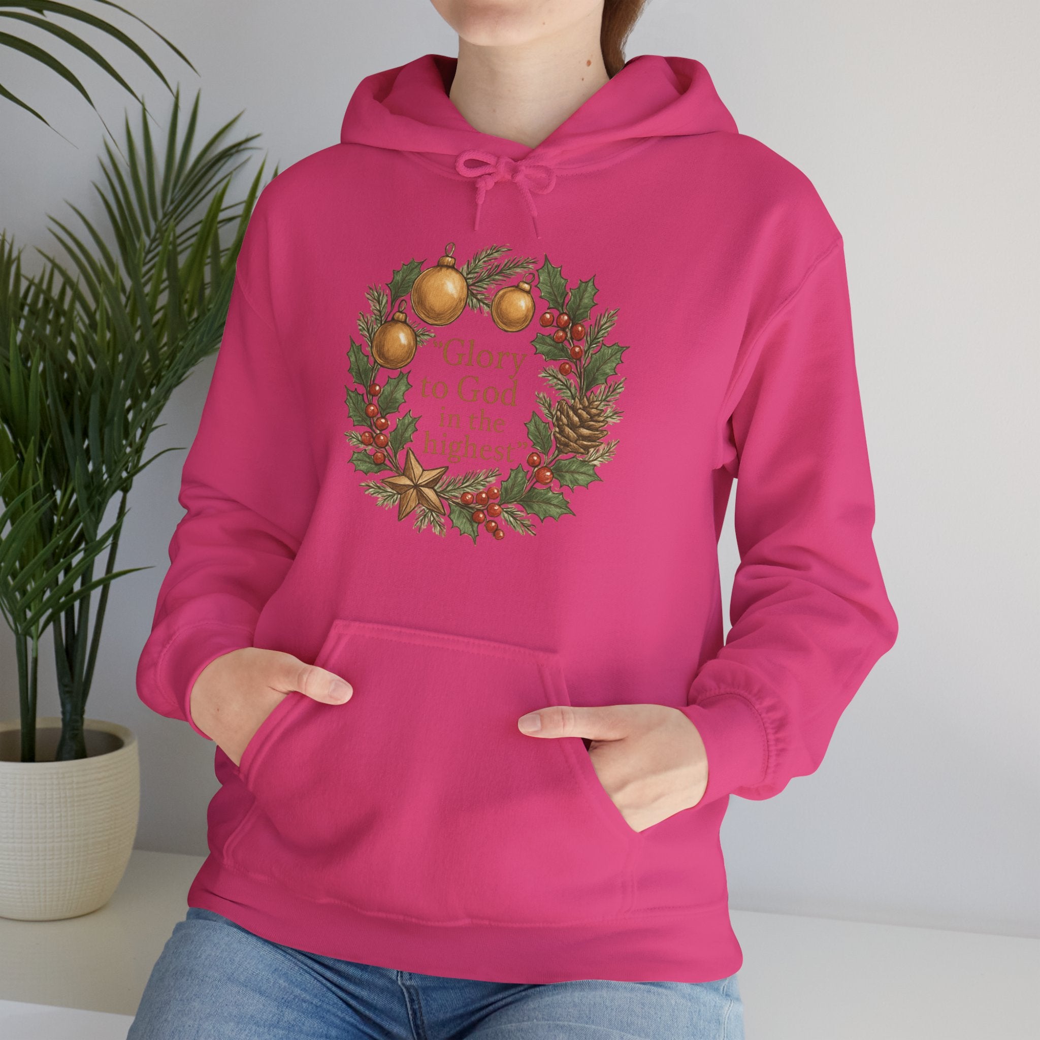 ✨ Ladies’ Christmas Hoodie by DesignAura – Faith, Warmth & Festive Joy ✨